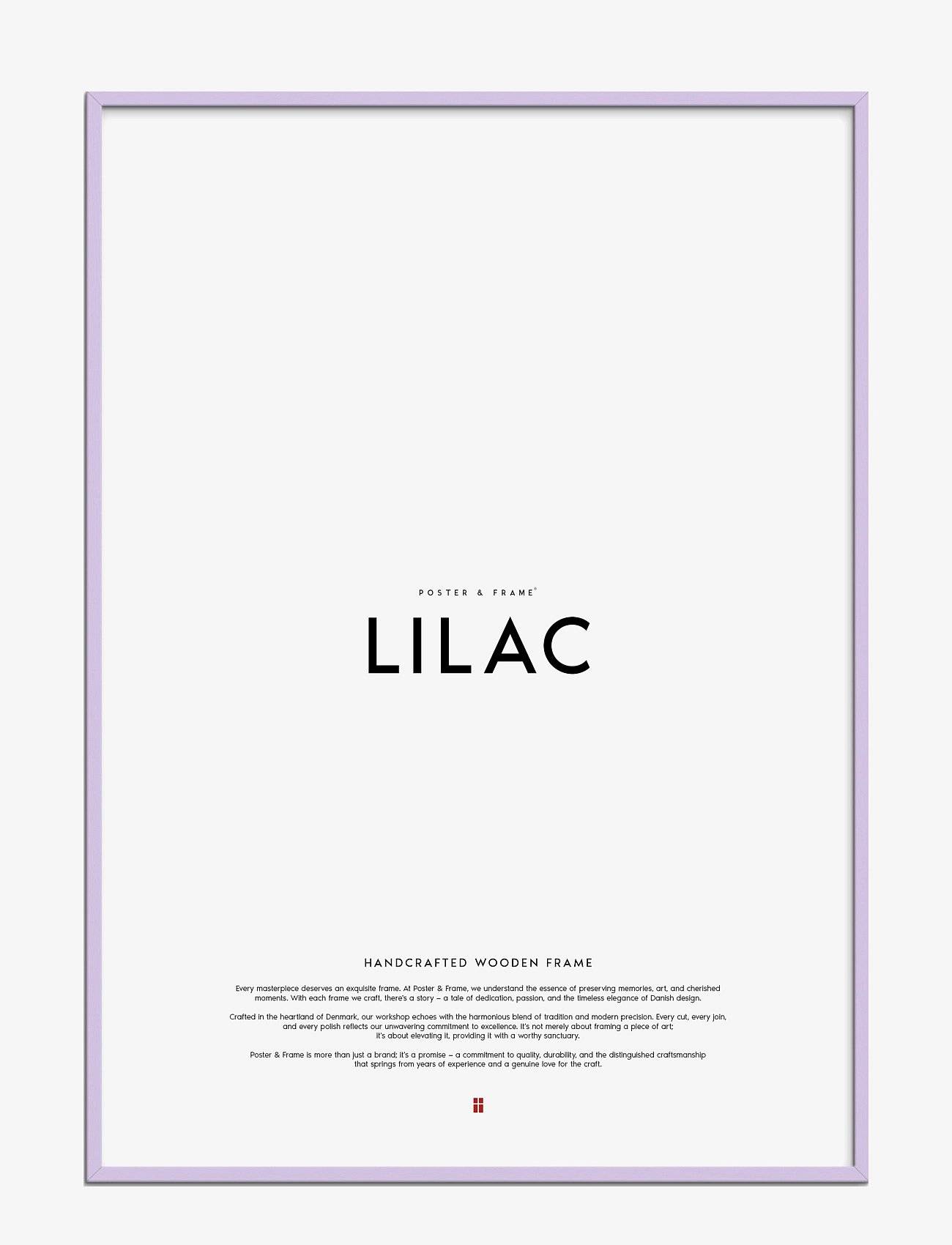 Poster & Frame Lilac Wood Frame - Purple - 50X50 cm