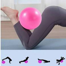 25CM Yoga Pilates Boll Träning Gymnastik Fitness Balans Gym Core Inomhusträning Mini Bollar Liten - Multifärgad (Rosa,Lila)