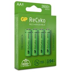 ReCyko Laddningsbara AA-batterier 2600mAh 4-pack