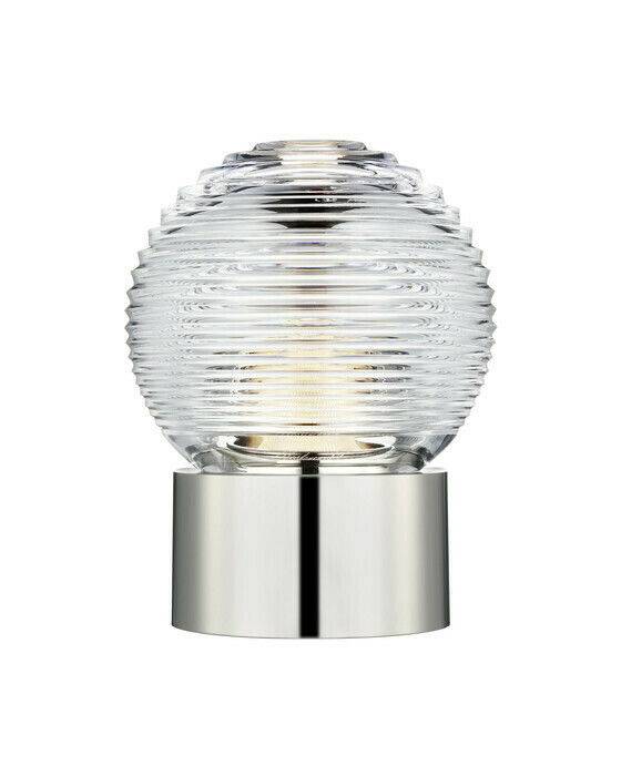 Circon 7" Rechargeable Accent Lamp Polished Nickel