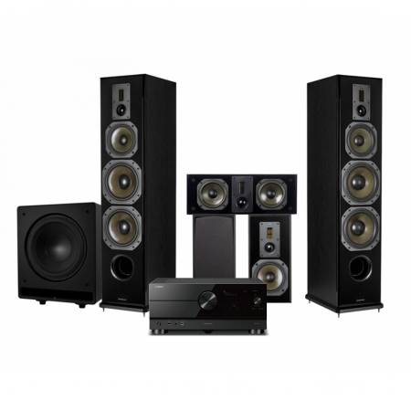 Dynavoice Definition DF-8II 5.1 hjemmebiografpakke med Yamaha RX-A4A