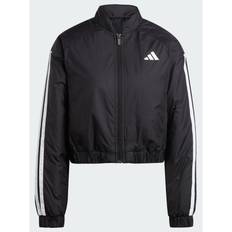 adidas Essentials 3-stripes Insulated Crop Bomber Jacket (Medium)