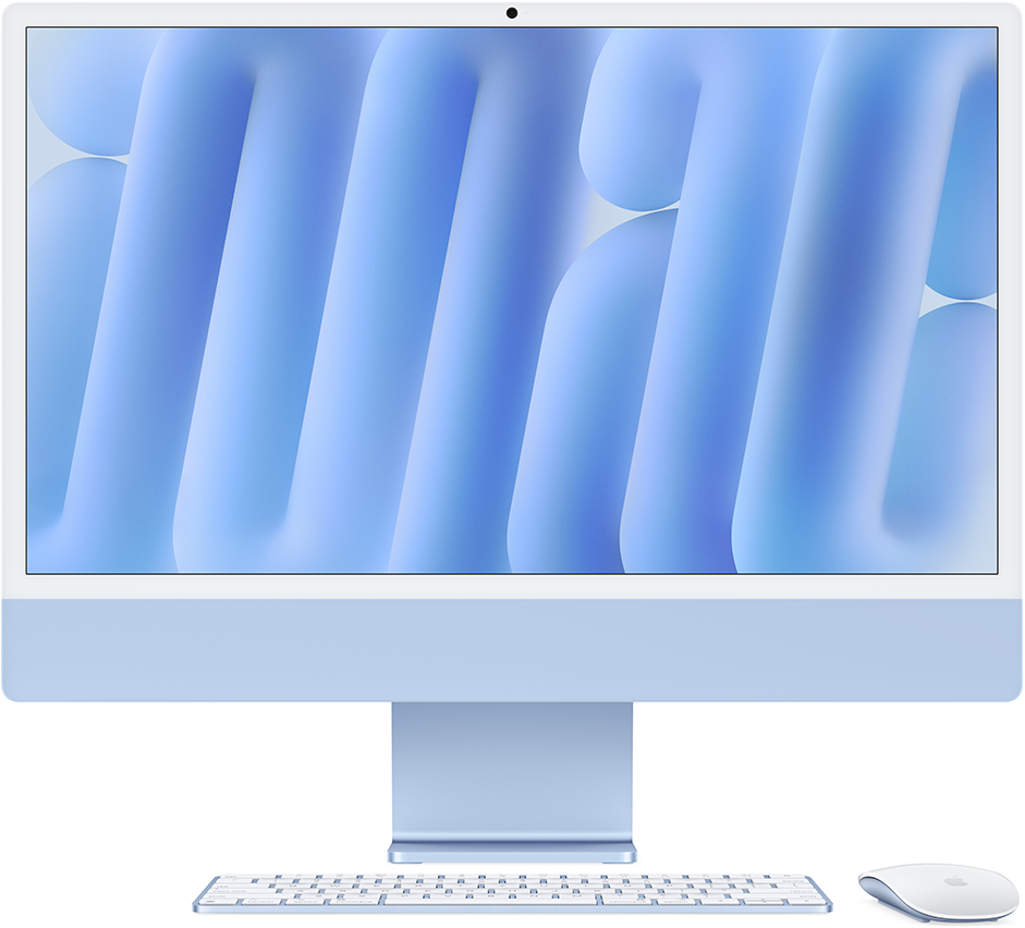 iMac 24-tum, M4 10-core, grafik 10-core, 16GB RAM, 2TB SSD, Blå