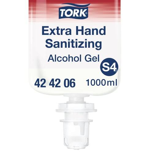 Tork Tork Extra Hånddesinfektion Alkohol Gel S4 1000ml 6 STK
