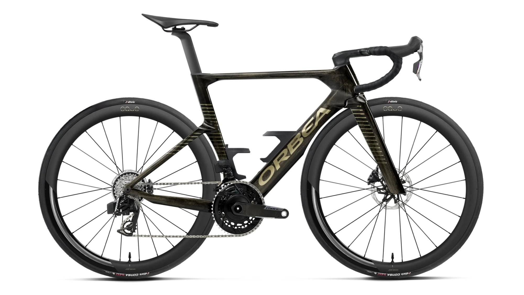 Orbea Orca Aero M21e LTD | Landsväg Aero | Magic Gold-Titanium