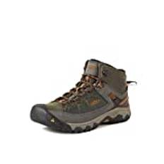 KEEN Herren Targhee 3 Mid Waterproof Wanderstiefel, Black Olive Golden Brown, 42 EU