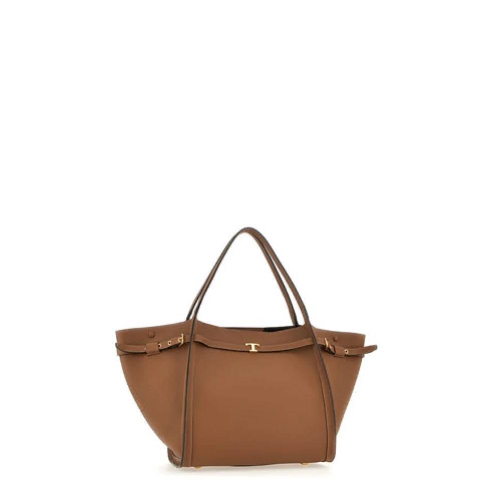 Tod's Mellem Læder Tote - Tasker - Dame - Brun - ONE SIZE - Læder