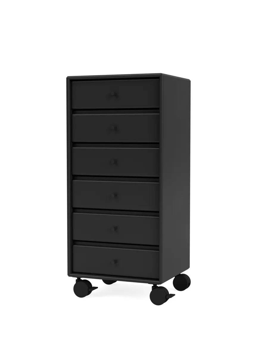 1362 Skuffemodul inkl. hjul fra Montana Black - Jacobsen Plus