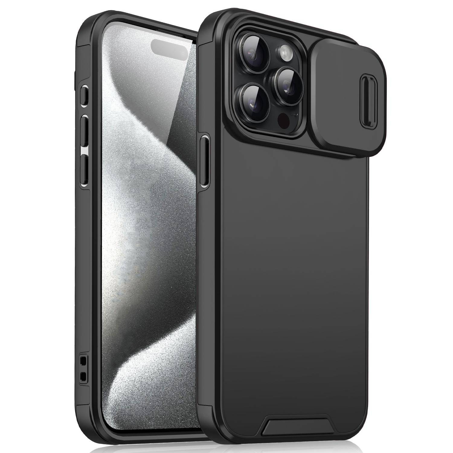Skjutbart Kameraskydd Mobilskal För iPhone 15 14 13 Pro Max 12 11 Pro Max 14 15 Plus Fodral Mjuk Silikon Stötsäkert Stötfångarskal Coque Fundas