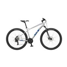 Mountainbike GT Aggressor Expert 27,5" Sølv/blå Small (140-156 cm Personhøjde)