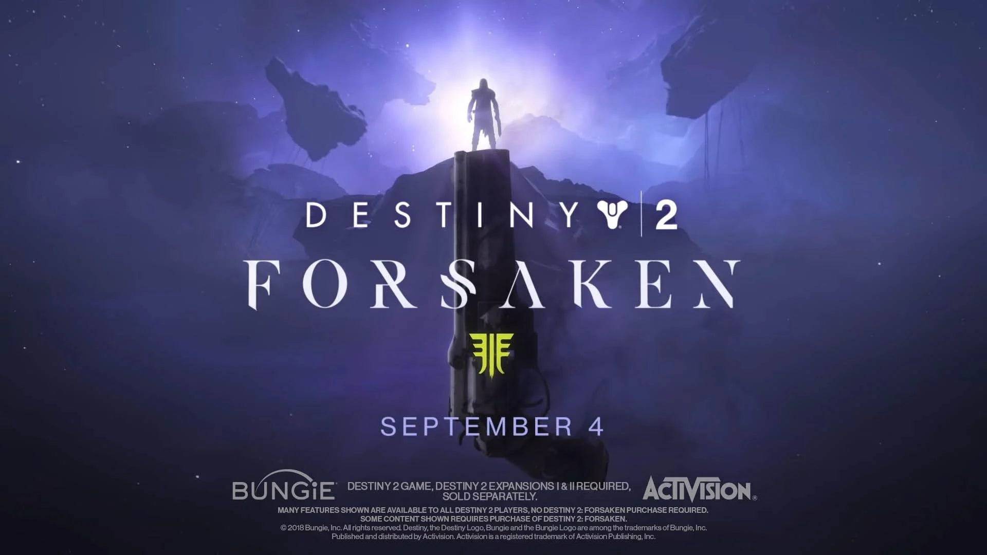 Destiny 2: Forsaken DLC Steam CD Key (Steam / PC) – Ånga / Regionsfri