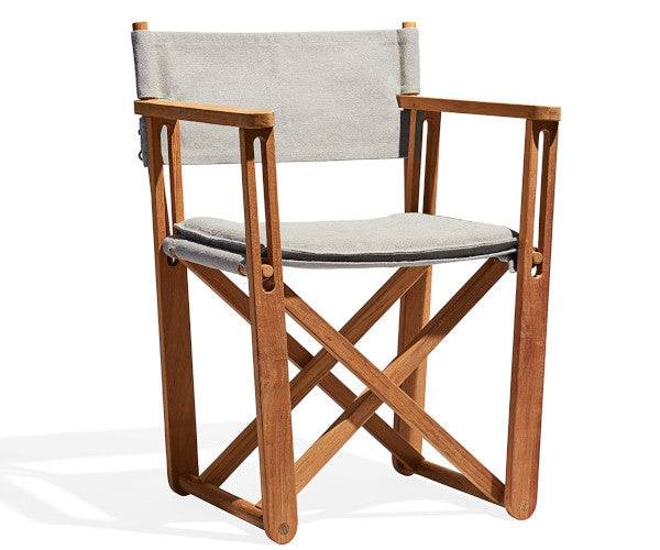 Skargaarden Kryss Loungestol - Outdoor - Flere Farver - Beige Papyrus sunbrella