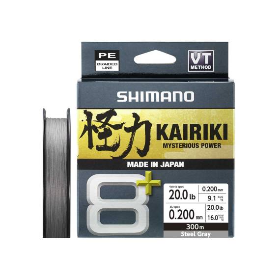 Shimano Kairiki 8+ 300m Grey - 0.315mm