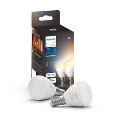 Philips Hue - 2x Wa Luster LED Lamps 5.1W E14 - 2 pack - 4pcs - Bundle - Fri fragt og klar til levering - Prismatch