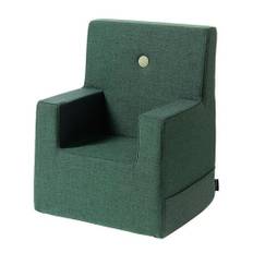 By KlipKlap - Klip Klap KK Kids Chair XL - Børnestol - Deep Green w/ Light Grey - H63 x SH23 x SD27 cm