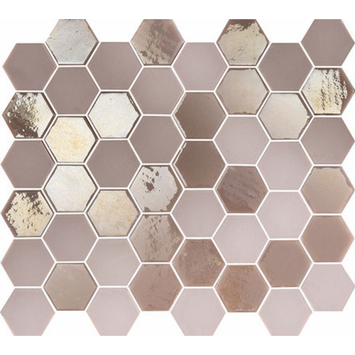 Mosaik Sixties Hexa Pink 5x4,3