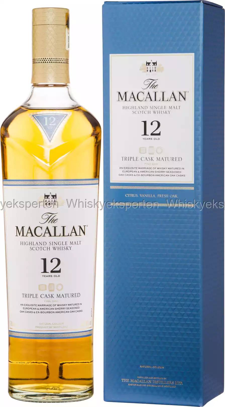 Macallan 12 År Triple Cask 70 cl, 40%