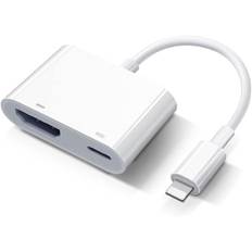 iPhone iPad HDMI Adapter TV Lightning til HDMI kabel Plug and Play