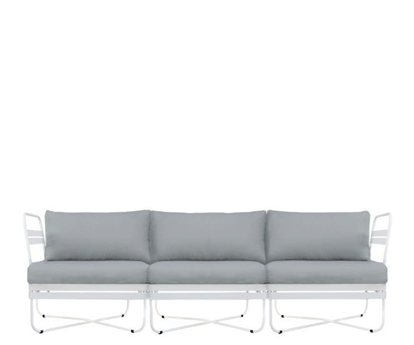 Ygg&Lyng Bris Outdoor Sofa - Sort / Lysgrå