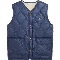 Polo Ralph Lauren Dunvest m. Fleece - Vendbar - Navy/Beige - Polo Ralph Lauren - 10-12 år (140-152) - Vest