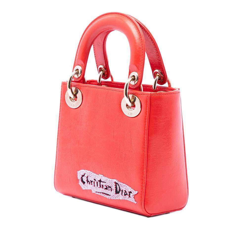 Dior Vintage Dior Lady Dior L 14cm x W 16.50cm x D 7cm - Håndtasker hos Magasin.