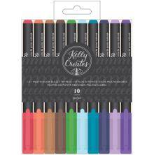 Kelly Creates Bullet Tip Pens 10/Pkg - Multicolor UTGÅENDE