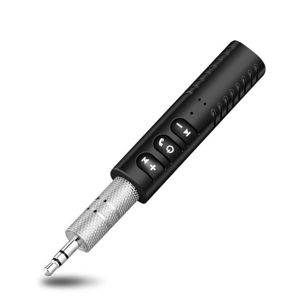 Liten storlek bil aux 3.5mm jack mottagare handsfree samtal adapter bil sändare musikmottagare