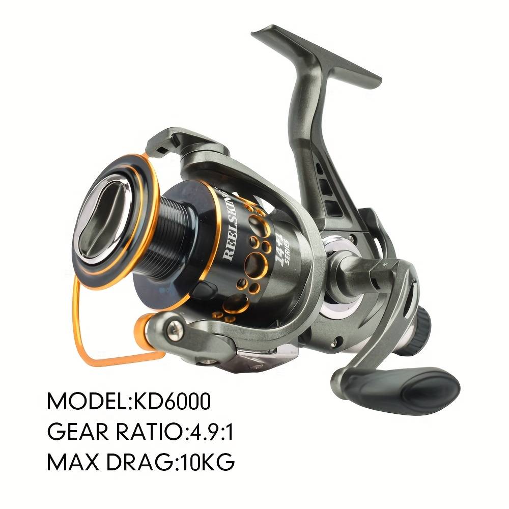 Dasnaki Double Unloading Force , Double Brake Wheel, Fishing Reel Front And Rear Brake Fishing Line Wheel Carp Wheel Reservoir Wheel