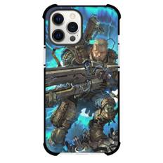 X-Men Cable Phone Case For iPhone and Samsung Galaxy Devices - Cable Fighting Pose Illustration