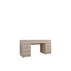 Gudelia Sminkbord 154 cm - Beige & toalettbord