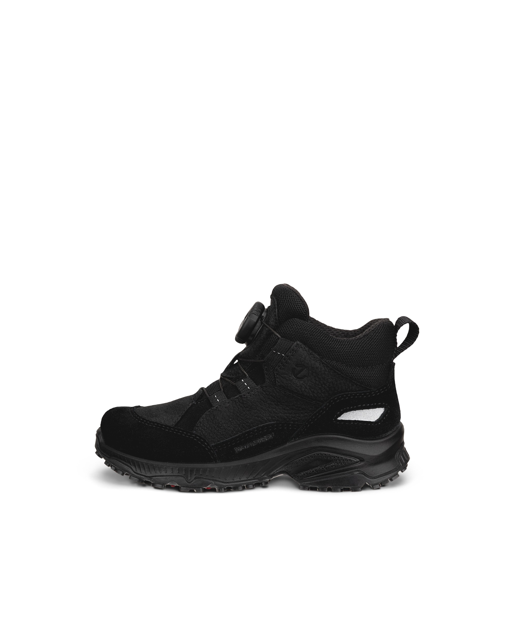 ECCO RECEPTOR XP - Mellemhøj udendørsstøvle i vandtæt i nubuck til børn - Sort - 36