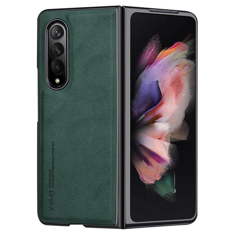 X-LEVEL Bojue-3 Samsung Galaxy Z Fold4 5G Fodral Grön