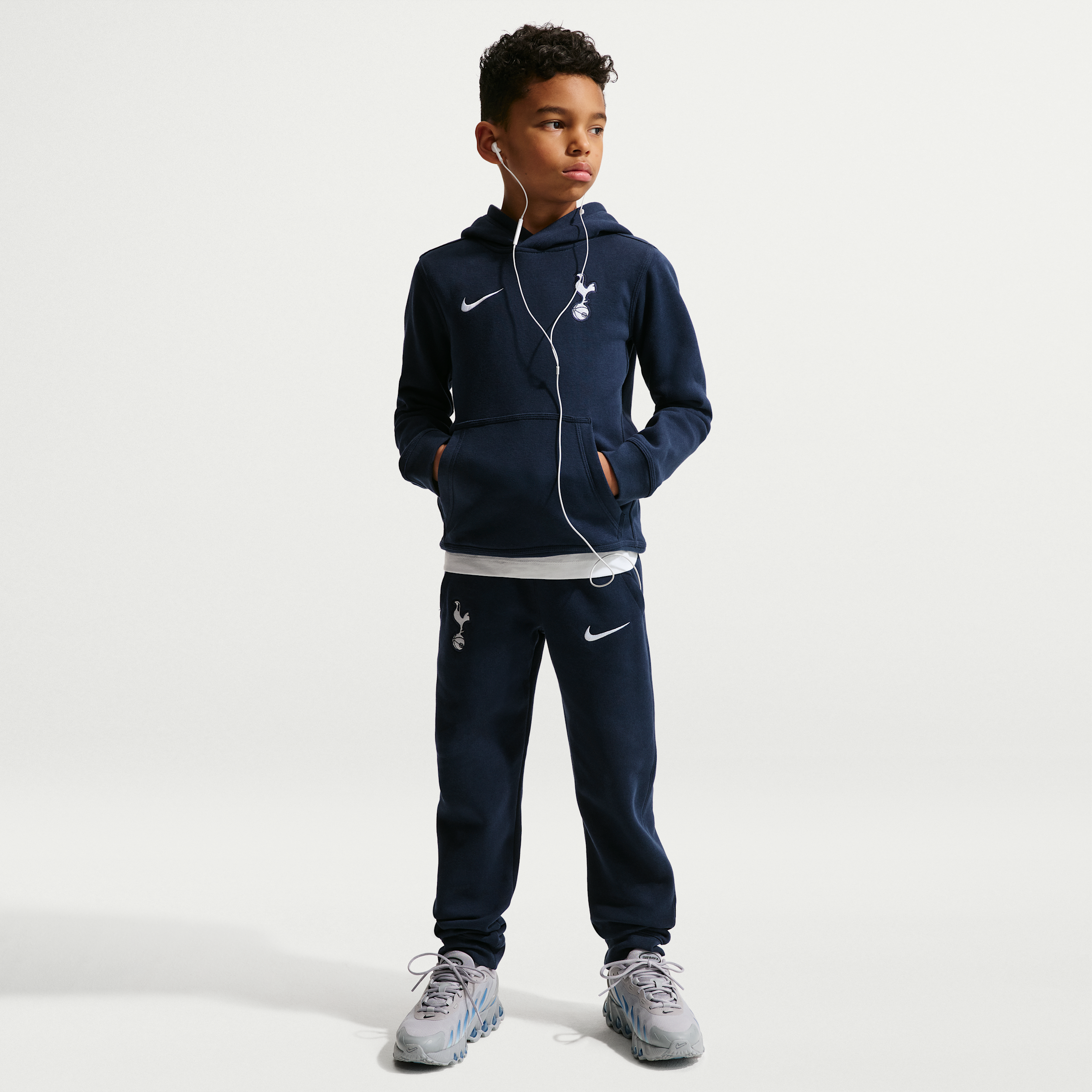 Tottenham Hotspur Club Fleece Nike Football-joggers til større børn (drenge) - blå