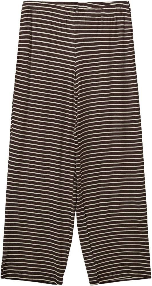 Sofie Schnoor Abigalesy Jersey Trousers Str 14 år / 164 cm - Brown Striped Bukser hos Magasin.