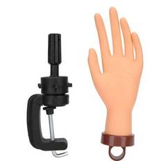 Öva hand för akrylnaglar, skyltdocka händer för naglar Öva, Nagelkonst Hand Nagelträning Hand Nagel Fake Hand Nail Hand Practice Akryl Nagel Hand 1 st - Multifärgad