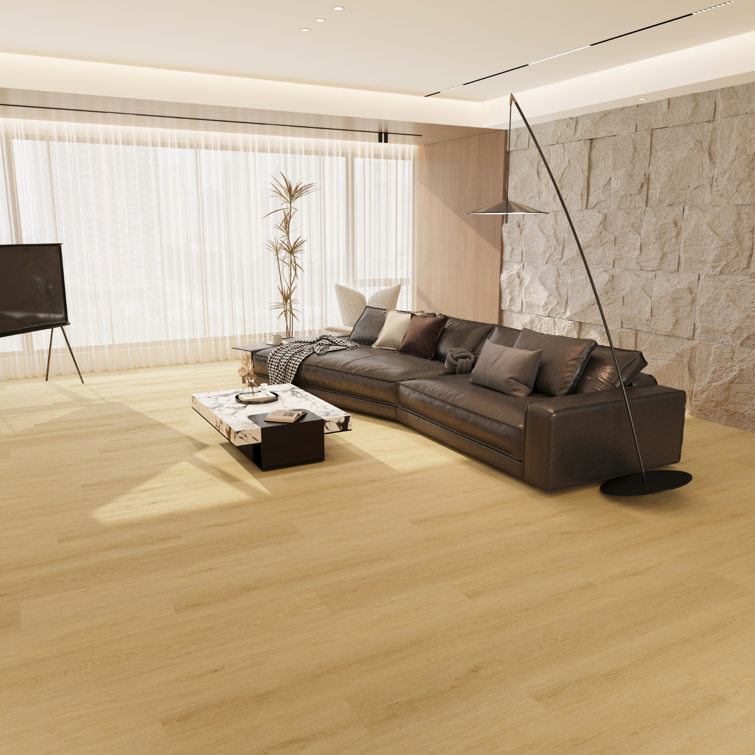 Vinyl Klikgulv | 150cm | Nordic Honey Oak