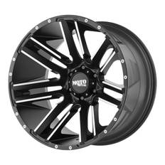 Moto Metal Razor 18X10 ET-24 8X165.1 125.50 Satin Black Machined Fälg