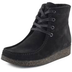 Nature Footwear, Asta Rubber Sole - Black Suede - 36