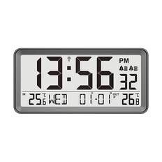 Technoline Vækkeur - H 9,1 x B 18,7 x L 4,8 cm - Plastik - Sort