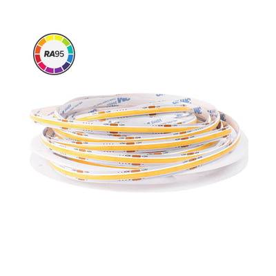 COB LED strip, 10 meter, 4W/meter, 2700K, IP20, 24V, Ra95