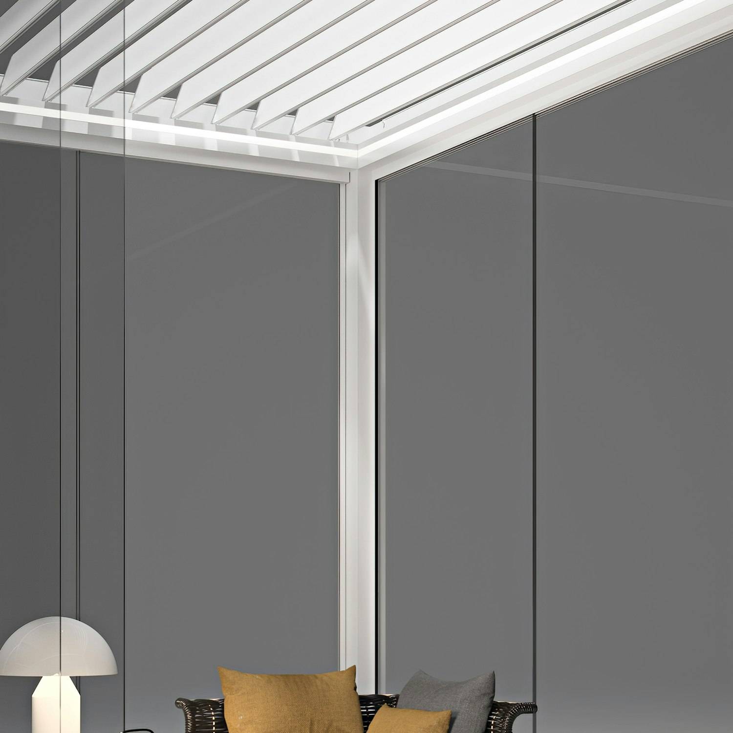 LED-belysning Allvy Orienta Till Pergola Med Dimbar Fjärrkontroll 10-15 m
