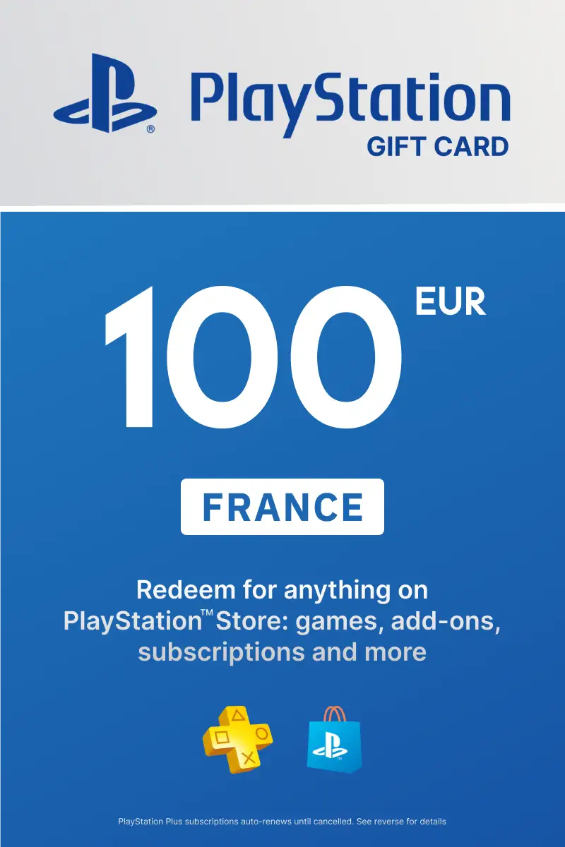 PlayStation Network Card 100 EUR (FR) PSN Key France