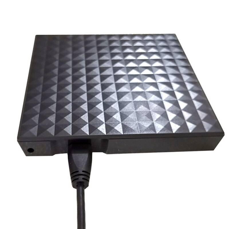 Opq-extern cd dvd-enhet usb 3.0 typ-c diamant utseende dvd-enhet brännare spelare för laptop mac desktop fönster 10 8 7 xp