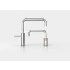 Quooker Nordic Square Twintaps, PRO3-VAQ und Cube *inkl. FILTER*, Edelstahl massiv, 7 JAHRE GARANTIE, NMSSSTNSSSSTPRO3CUBE