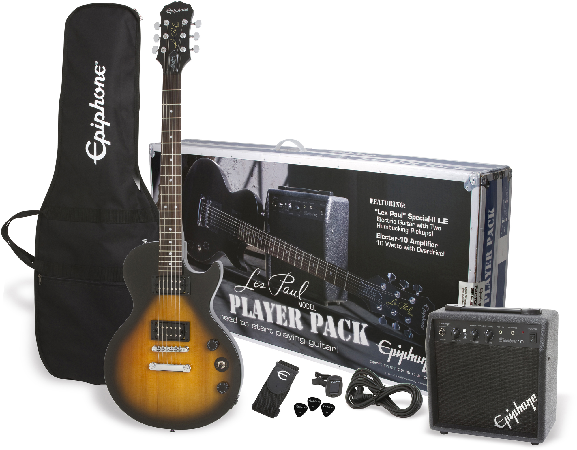 DEMOVARE - Epiphone Les Paul Player Pack (Vintage Sunburst)