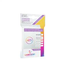 GameGenic: Matte Standard European Sleeves (62x94mm) - 50 stk.