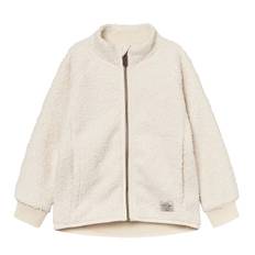 Mini A Ture Fleecejakke - Teddy - MatCedric - Angora Cream - Mini A Ture - 6 år (116) - Fleecejakke