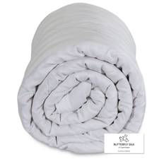 Silke helårsdyne - 100% mulberry silke - Bambussatin bolster - Butterfly Silk