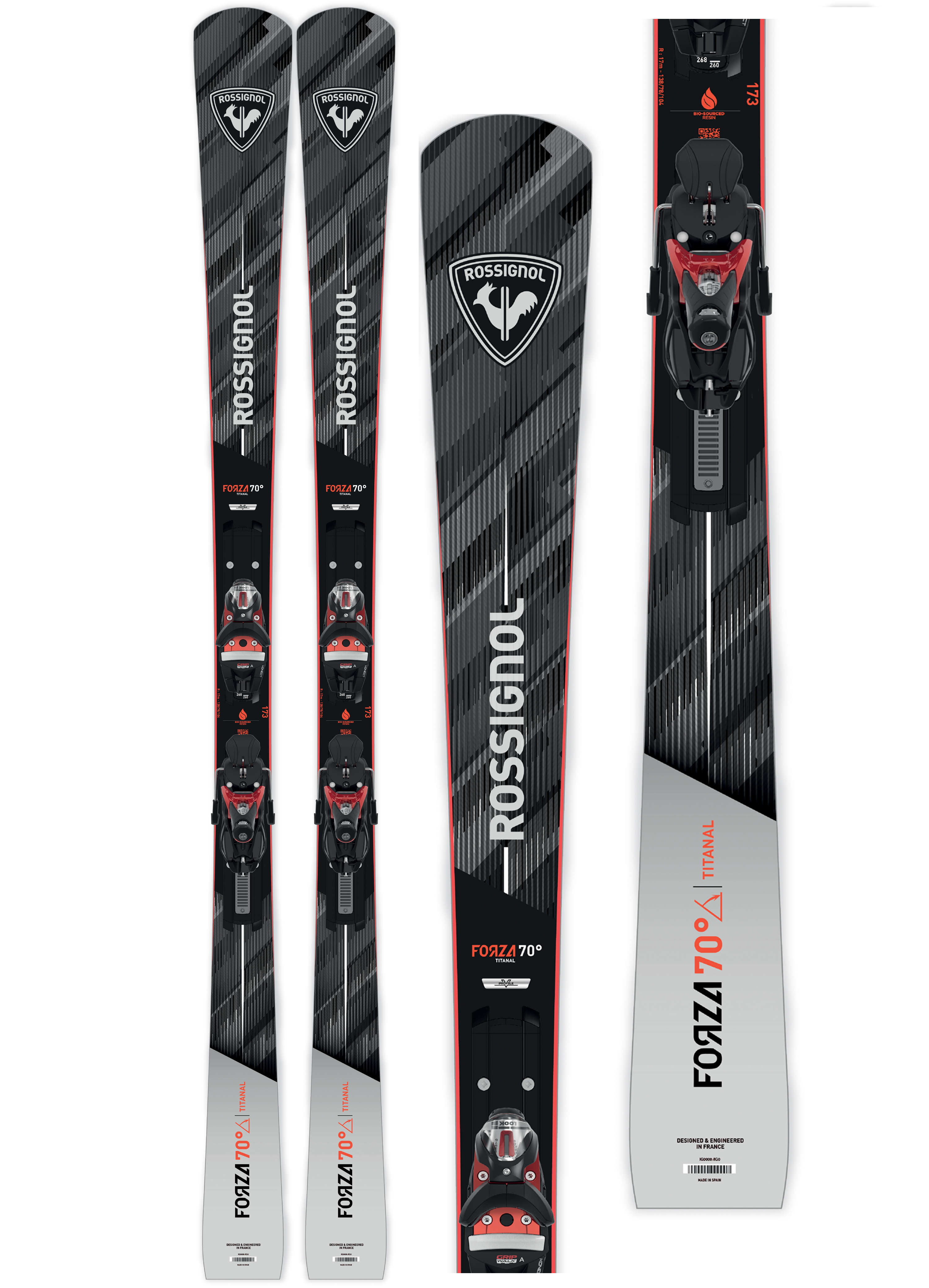 Rosignol Forza 70 TI + SPX 14 (25/26) 163 Ingen farve (163)