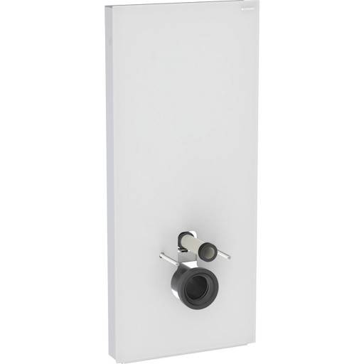Geberit Monolith Plus cisterne til væghængt toilet, 114 cm, hvidt glas